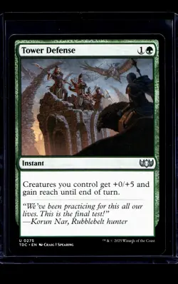 2025 MTG Magic The Gathering TDC Dragonstorm Commander #275 Tower Defense - Image 1