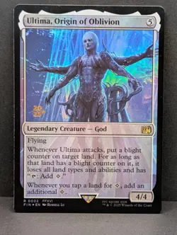 Ultima, Origin of Oblivion Prerelease Foil FFXVI Final Fantasy 14 Magic MTG NM - Image 1