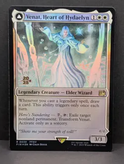 Venat, Heart of Hydaelyn Prerelease Foil FFXIV Final Fantasy 14 MTG Magic LP - Image 1