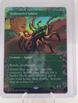 MTG Radioactive Spider 0212 Foil (Borderless) R Marvel's Spider-Man NM SPM - Image 1