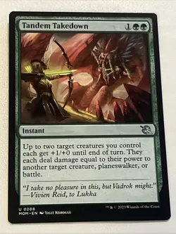 Tandem Takedown (U) MTG March Of The Machine MOM - Image 1