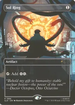 MTG Sol Ring (1988) *Non-Foil* Secret Lair Spider-Man MT/NM Dr Octopus Free Ship - Image 1