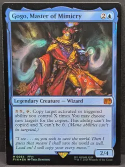 Gogo, Master of Mimicry Prerelease Foil FFVI Final Fantasy 6 MTG Magic NM - Image 1