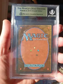 Magic FOREST Unlimited MTG Vintage OLD SCHOOL Beckett BGS 9.5 Gem Mint - Image 2