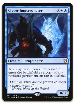 Clever Impersonator #82 (LP) Commander 2019 C19 Magic MTG - Image 1