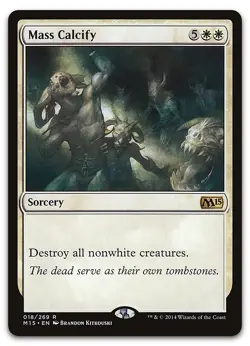 Mass Calcify #18 (LP) Magic 2015 M15 Magic MTG - Image 1