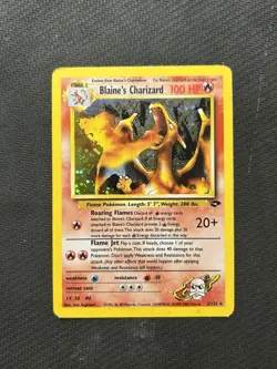 Pokemon TCG Blaine's Charizard 2/132 Gym Challenge Holo! HP Condition! See Desc. - Image 1