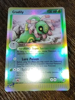 Pokemon Cradily 3/100 EX Sandstorm Reverse Holo Rare PACK FRESH MINT - Image 2