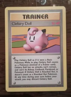 Pokemon Base Clefairy Doll Unlimited 70/102 Never Been Played - Image 1