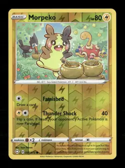Morpeko (035) Reverse Holo Common Shining Fates 035/072 LP Pokemon LP - Image 1