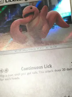 Pokemon TCG Lickitung 16/18 Detective Pikachu Holo Common LP - Image 2