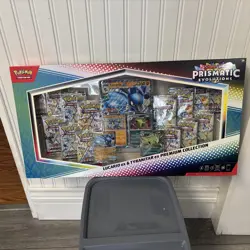 Pokemon Lucario Ex Tyranitar Ex Premium Collection Prismatic Evolution, IN HAND! - Image 1