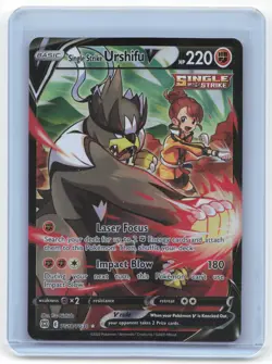 2022 Pokemon Single Strike Urshifu V Brilliant Stars #TG18/TG30 Near Mint - Image 1