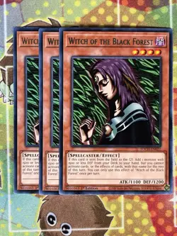 Yugioh Witch Of The Black Forest TOCH-EN027 1st Edition Playset - Image 1