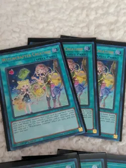 Yugioh! TCG Witchcrafter Creation & Witchcrafter Confusion Confession Playset NM - Image 2
