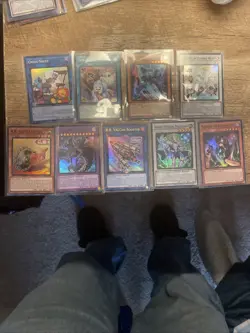 Mixed Lot Of 9 Holo JUSH/DUAD Yugioh Cards Near Mint +Bonus FREE SHIPPING! - Image 1