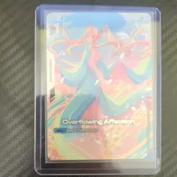 Overflowing Affection Alternate Art Foil - GD01-118 U+ NM - Gundam TCG Card Game - Image 1