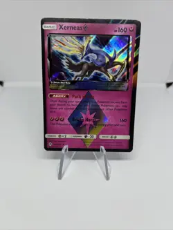 Xerneas Prism Star 144/214 - Lost Thunder - Holo Pokemon Card - Near Mint (NM) - Image 1