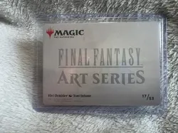 Vivi Ornitier Art Series Gold Stamped 17/53 - Final Fantasy MTG Art Card Signed - Image 2