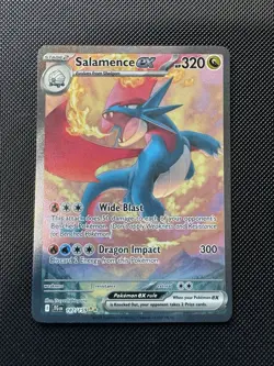 Pokemon TCG Salamence EX Journey Together Special Illustration Rare Card 187/159 - Image 1