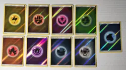 2019 Pokemon SUN & Moon TEAM UP Reverse Holo Energy Cards - Image 1