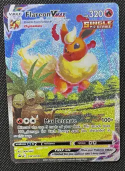 Flareon VMAX SWSH180 Sword & Shield Promo Cards Alternative Art Holo - Image 3