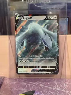 Pokemon Lugia v TCG Silver Tempest Holo Ultra Rare Card 138/195 Mint Condition - Image 1