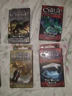 Call of Cthulhu The Card Game sealed Pack Lot (x8) NIB LCG - Image 1