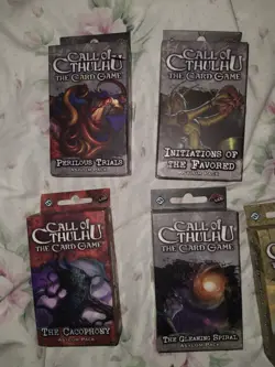 Call of Cthulhu The Card Game sealed Pack Lot (x8) NIB LCG - Image 2