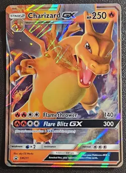 Charizard GX SM211 SM Black Star Promo 2019 Holo Foil Rare Pokemon TCG Card - NM - Image 1
