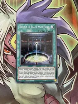 SESL-EN029 Eldlixir OF Black Awakening Secret Rare 1st Edition NM Yugioh Card - Image 1