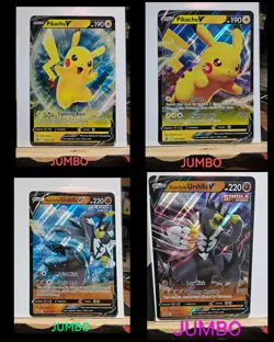 Pokemon Lot of 4 Jumbo Cards Promos M-NM Unplayed - Image 1