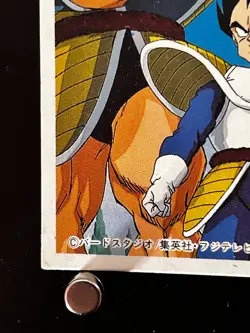 Vegeta Dragon Ball Kaku Menko Card Very Rare Japan Japanes Shueisha 7 - Image 5