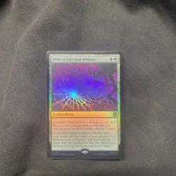 MTG Web of Life and Destiny 0122 Regular Marvel's Spider-Man NM SPM FOIL - Image 1