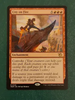 City on Fire March of the Machine Regular NM - Image 1