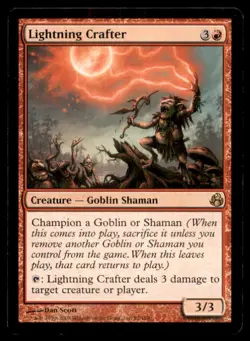 MTG Lightning Crafter LP Light Play Morningtide [4083] - Image 1