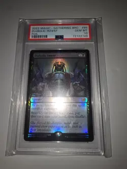 MTG - PSA 10 Diabolic Intent - The Brothers' War ~ FOIL - Image 1