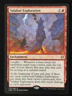 1x MTG Valakut Exploration - Zendikar Rising (ZNR) #175 - Magic the Gathering - Image 1
