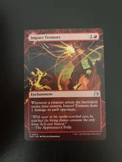 Impact Tremors - MTG Wilds of Eldraine: Enchanting Tales Uncommon 44 - Image 1