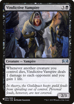 Vindictive Vampire #90 | Near Mint | The List PLST | Magic MTG - Image 1