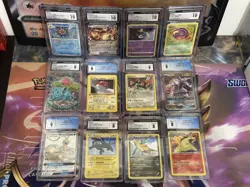Lot Of 12 Pokemon Slabs All CGC 8-10 Gem Mint - Image 1