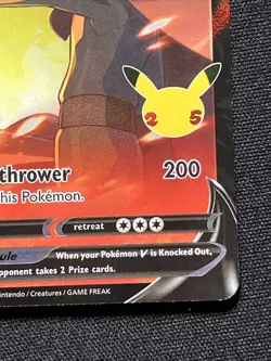 Lance’s Charizard V SWSH133 Pokemon Celebrations Black Star Promo Holo NM #2 - Image 3