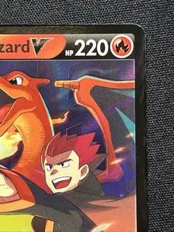 Lance’s Charizard V SWSH133 Pokemon Celebrations Black Star Promo Holo NM #2 - Image 4