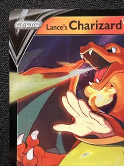 Lance’s Charizard V SWSH133 Pokemon Celebrations Black Star Promo Holo NM #2 - Image 5