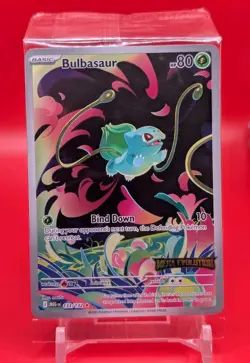 2025 Pokemon Mega Evolutions Bulbasaur 133/132 Stamped Promo Sealed IR - Image 1