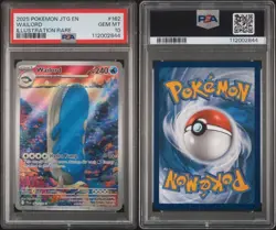 2025 POKEMON JTG EN-JOURNEY TOGETHER ILLUSTRATION RARE #162 WAILORD PSA 10 - Image 1