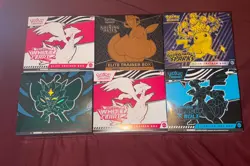 LOT OF 6 Pokemon TCG Elite Trainer Box ETBs NEW SEALED - Image 1