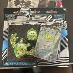 Pokemon Black Bolt and White Flare 3 Pack Tech Sticker Collection Set of 2! New! - Image 2