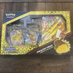 Pokemon Pikachu VMAX Crown Zenith Special Collection TCG Sealed Box - Image 1