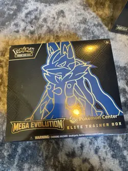 MEGA EVOLUTIONS ENHANCED BOOSTER BOX, POKEMON CENTER MEGA EVOLUTIONS ETBS SEALED - Image 5